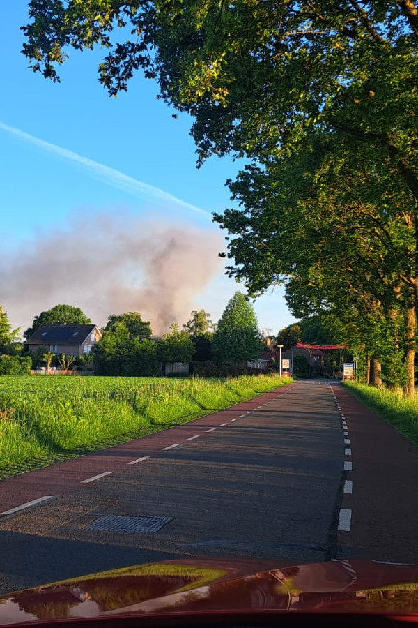 PC-LOG aanrijdend bij een brand